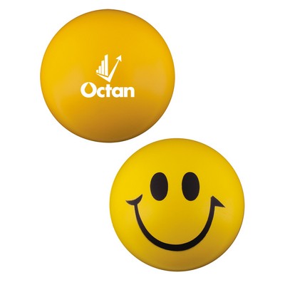 Prime Line Round Smiley Face Shape Stress Ball