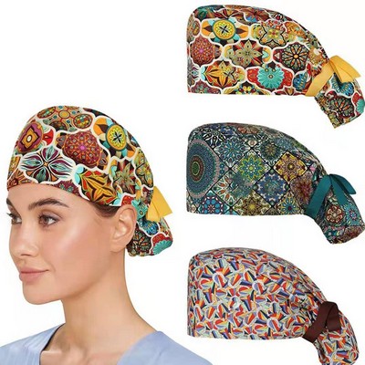 Full Color Adjustable Working Cap Ponytail Pouch