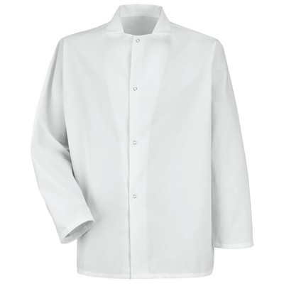 Red Kap® Ten Knot Button Chef Coat with Thermometer Pocket