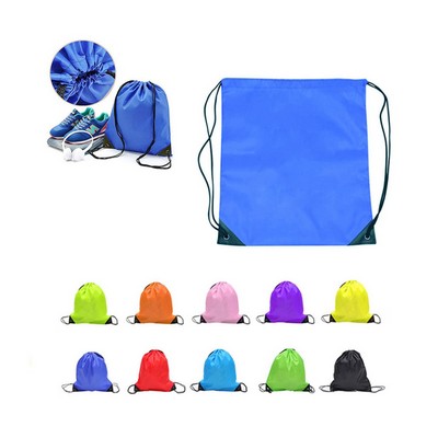 210 Denier Polyester Drawstring Cinch Backpack