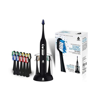 Pursonic Spm Sonic Movement Rechargeable Electric Toothbrush - Black