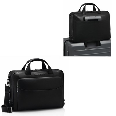 Bric's Porsche Roadster Leather By Bric's Medium Briefcase