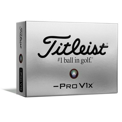 Titleist ProV1x Left Dash Logo Golf Balls - 1 Dozen/2 Pole