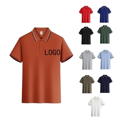 Light Luxury Short Sleeved Polo Shirt