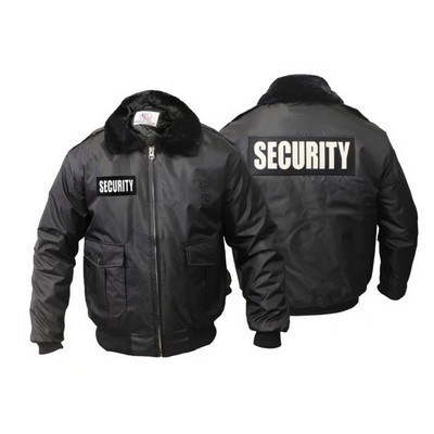 Watch-Guard Bomber Jacket with Reflective Security ID