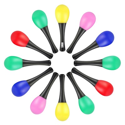 Plastic Colored Sand Hammers Maracas