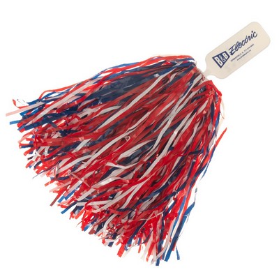 500-Streamer Solid Paddle Handle Pom Poms