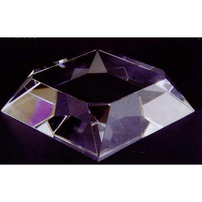 Crystal Beveled Base/Paperweight (1½"x5")