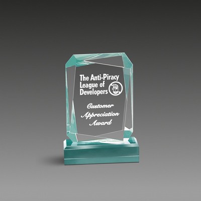 Facet Rectangle™ Award (5"x7¼"x2½")