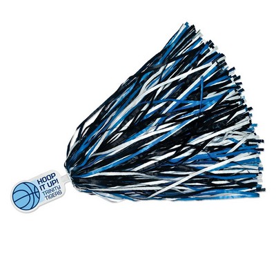 750-Streamer Pom Poms w/Mascot Handle - Round End