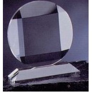 Medium Optic Crystal Circle Award