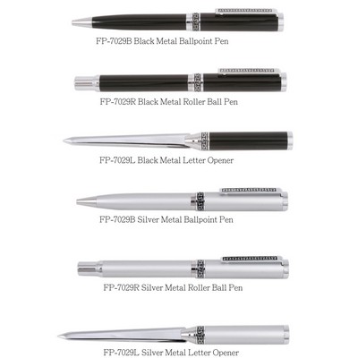 TK Metal Ballpoint Pen Set W/ Key Ring