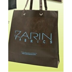 Imported Non-Woven Designer Style Tote Bag w/ Grommets (8"x4"x10")