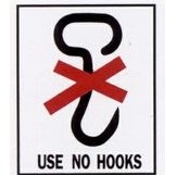 High Visibility Warning Labels (Use No Hooks)