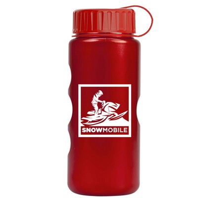 22 Oz. Metalike Mini Peak Tritan™ Sports Bottle w/Tethered Lid