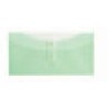 Lime Green 2 Pocket Check Size Poly Envelope (9 ¾"x5 ¼")