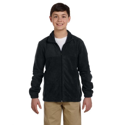 Harriton Youth Full-Zip Fleece