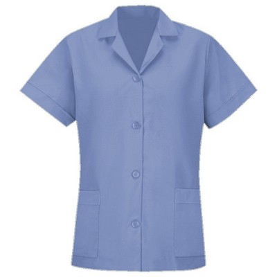 Red Kap™ Women's Loose Fit Short Sleeve Smock - Light Blue