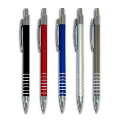 Slim Aluminum Pen with 7 Rings