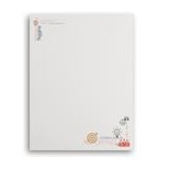 Flat Full Color 24 Lb. Classic® Linen or Enviroment® Letterhead