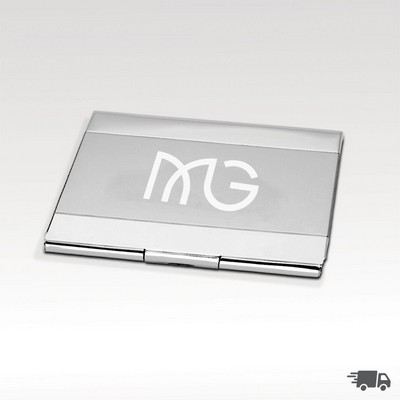 Silver Business Card Case