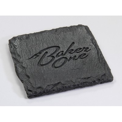 Square Slate-Texture Coaster