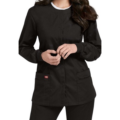 Dickies® Women's EDS Signature Snap Front Scrub Jacket