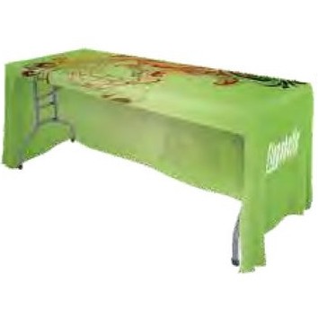 4ft Open Back Table Throw w/ Graphics (4'x24"x29")