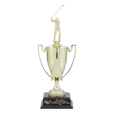 18½" Trophy w/10" Gold Cup Takes Figure