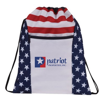 Stars & Stripes Drawstring Backpack