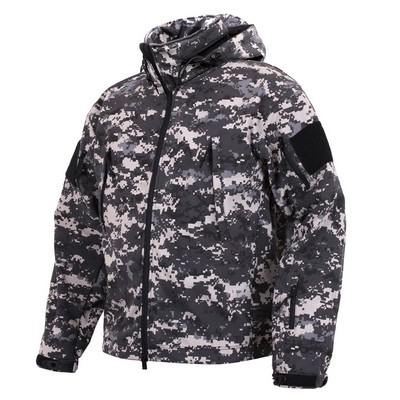 Subdued Urban Digital Camo Special Ops Soft Shell Jacket (S to XL)