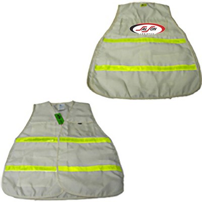 White incident command vest, (regular and jumbo)