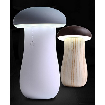 Portable Mushrooms Led Lamp w/Power Bank