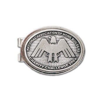 Oval Nickel Money Clip