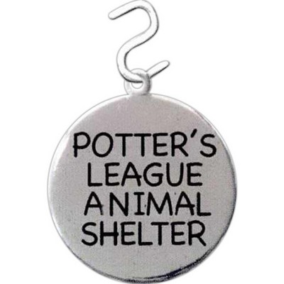 Brass Round Pet / ID Tag (1" Diameter)