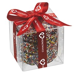 Chocolate Covered Oreo® Present w/ Rainbow Nonpareils