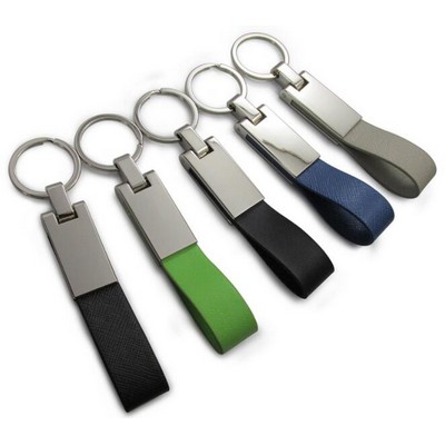 PU Leather Strap Key Tag