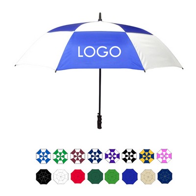 Auto Open Golf Umbrella w/ Plastic Handle (60" Arc)