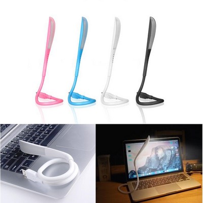 USB Reading lamp Dimmable Touch Switch and Flexible Gooseneck