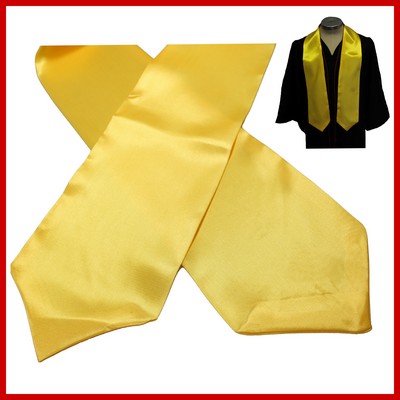 Blank Gold / Yellow Graduation Stole