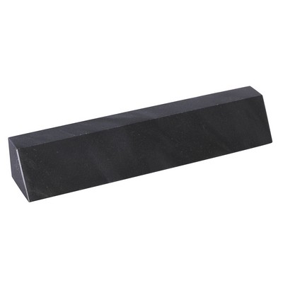 Jet Black Marble Rectangular Name Plate (10½"x2"x2")