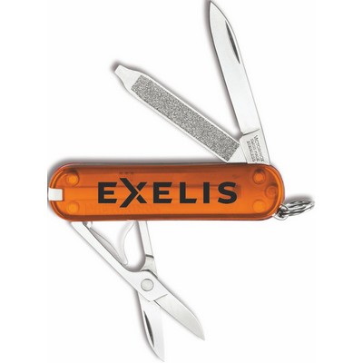 Swiss Army Classic SD Knife Translucent Orange