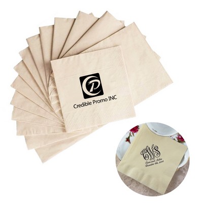 2 ply Custom Paper Napkin-Ivory