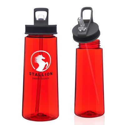 22 oz. Jog Sports Water Bottle (2 Color Imprint)