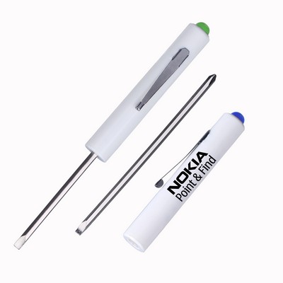 2-in-1 Pen Style Reversible Screwdriver