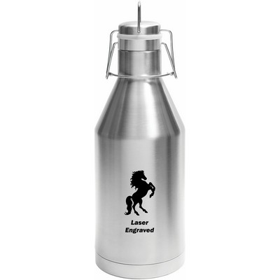 Polar Camel 64oz Growler with Swing Top Lid