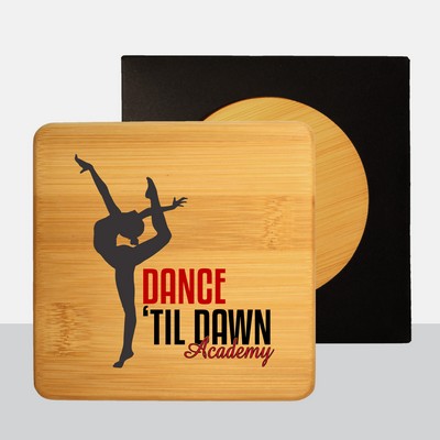 1 Pack Square Bamboo Coaster