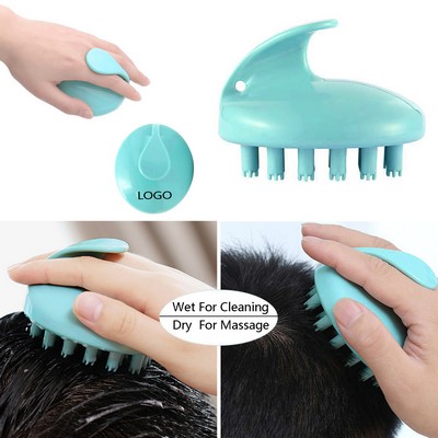 Silicone Hair Scalp Brush Head Massage Comb