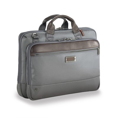 Briggs & Riley™ @Work Slim Briefcase (Grey)