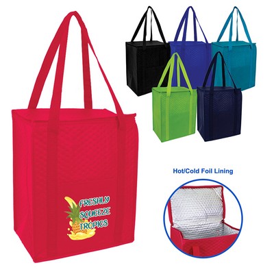 Glacier Jumbo Zipper Cooler Tote